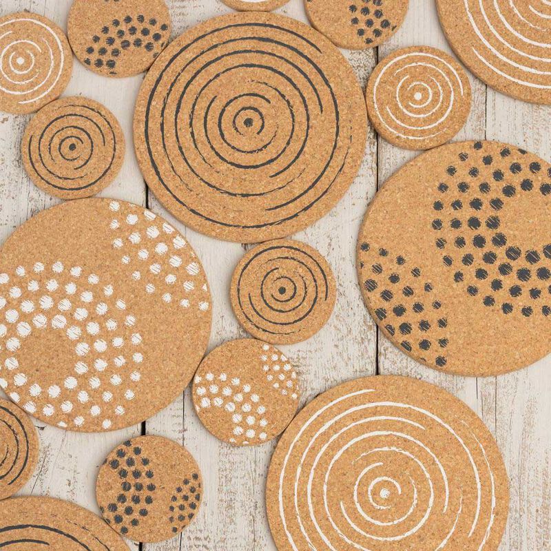 T&G Woodware Cork Coaster image number 1